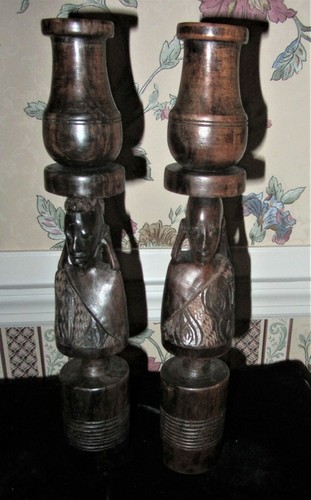 Paor hand carved african - of,